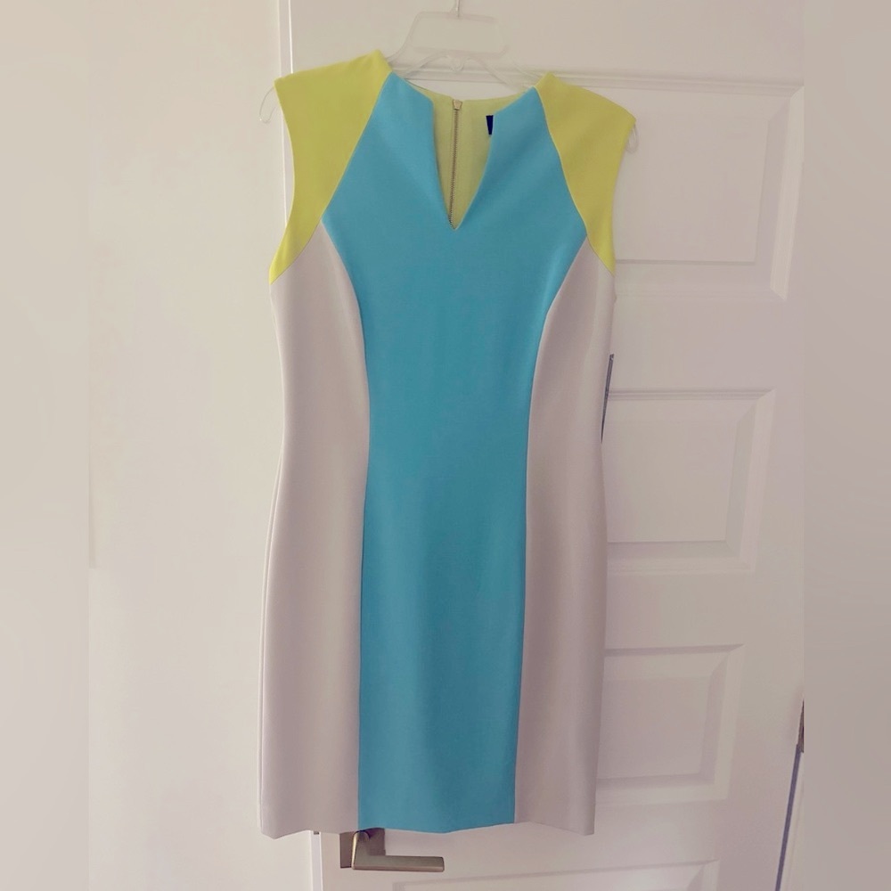 Tahari size 6 NWT knee length sheath dress